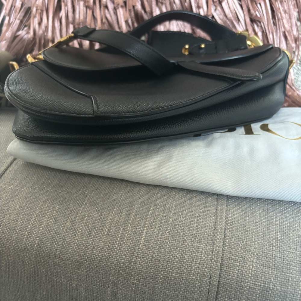 Dior Black Crossbody Saddle Bag - Picture 2 of 5